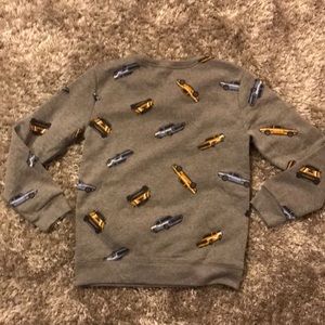 A boys car sweater